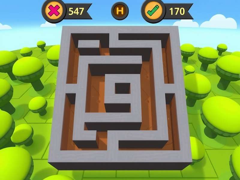 Lotus Maze Explorer gameplay screenshot